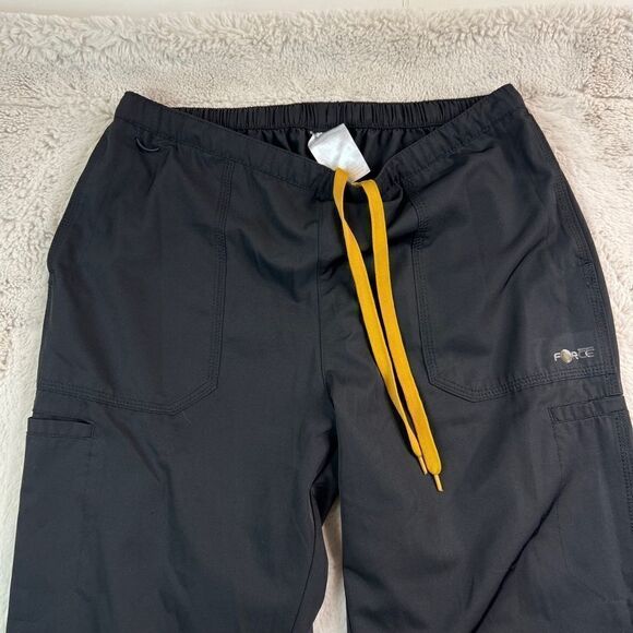 Carhartt Force Scrub Pants Womens Size Large Nursing Uniform Light Weight Black - Picture 2 of 7